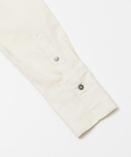 URBAN RESEARCH（アーバンリサーチ）の「TRソフトツイルハイネックシャツ（シャツ/ブラウス・レディース・アイボリー/ブラック・FREE）」の11枚目の写真