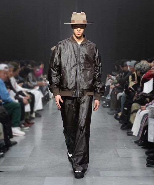 MSML（エムエスエムエル）の「PRINTED WOOL HAT（ハット・メンズ・ブラック/グレイッシュベージュ・M/L）」の14枚目の写真