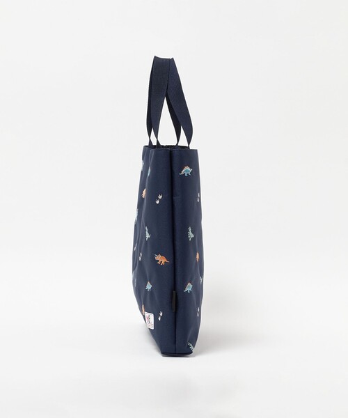 MEI（メイ）の「【別注】＜MEI＞レッスン トートバッグ（恐竜） / キッズ（トートバッグ・キッズ・ネイビー・FREE）」の2枚目の写真