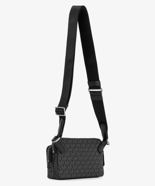 MICHAEL KORS(マイケルコース)の「HUDSON クロスボディ - MKシグネチャー(ショルダーバッグ・メンズ・ブラック・FREE)」の8枚目の写真