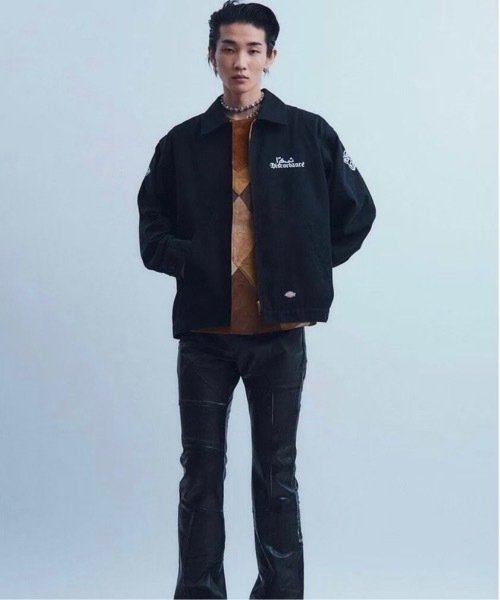 Children of the discordance（チルドレン オブ ザ ディスコ-ダンス）の「children of the discordance ×DICKEIS SOUVENIR JACKET / DISDICJK-001（スカジャン・メンズ・ブラウン/ブラック・2/1/3）」の2枚目の写真
