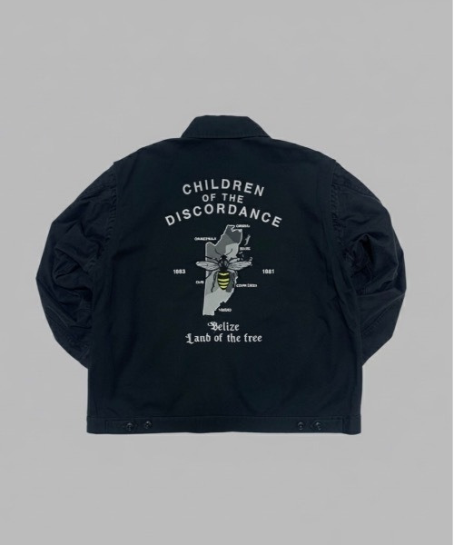 Children of the discordance（チルドレン オブ ザ ディスコ-ダンス）の「children of the discordance ×DICKEIS SOUVENIR JACKET / DISDICJK-001（スカジャン・メンズ・ブラウン/ブラック・2/1/3）」の4枚目の写真
