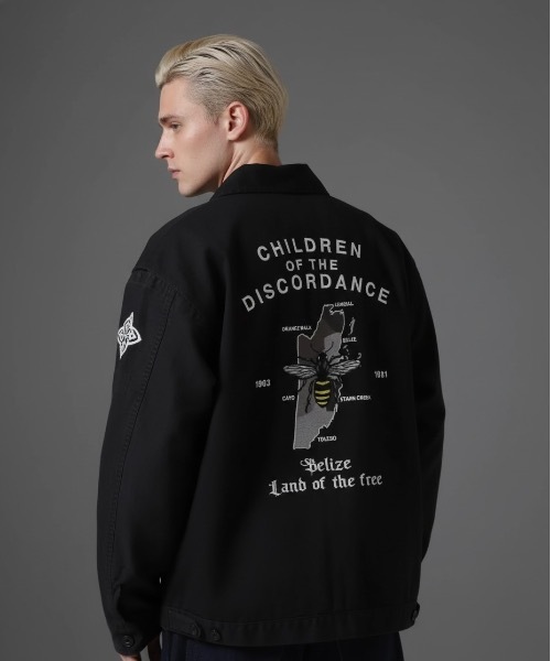 Children of the discordance（チルドレン オブ ザ ディスコ-ダンス）の「children of the discordance ×DICKEIS SOUVENIR JACKET / DISDICJK-001（スカジャン・メンズ・ブラウン/ブラック・2/1/3）」の14枚目の写真