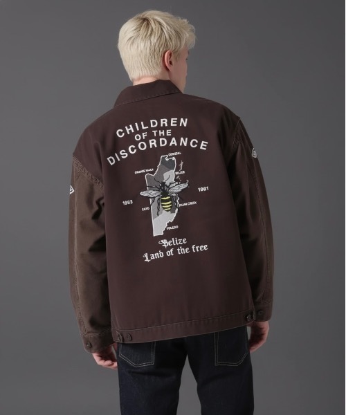 Children of the discordance（チルドレン オブ ザ ディスコ-ダンス）の「children of the discordance ×DICKEIS SOUVENIR JACKET / DISDICJK-001（スカジャン・メンズ・ブラウン/ブラック・2/1/3）」の15枚目の写真