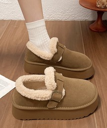 おしゃれスタ（オシャレスタ）の「ボア厚底ムートン風シューズ（その他シューズ）」