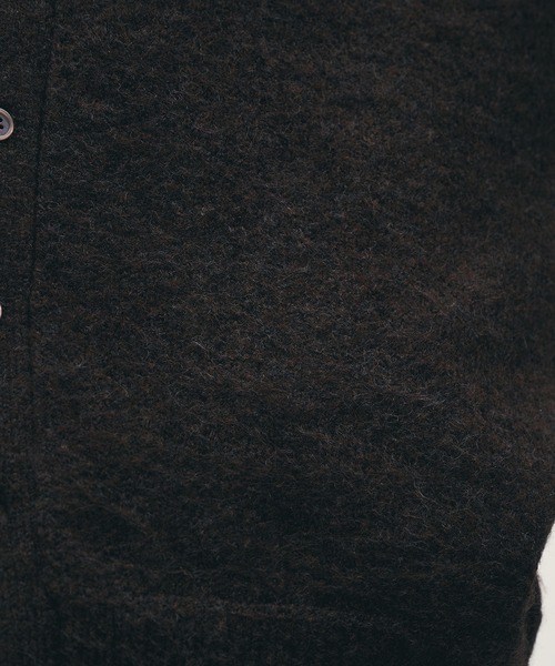 Adoon plain（アドーンプレーン）の「Silver Plate Knit Poro Shirt / シルバープレートニットポロシャツ（ニット/セーター・メンズ・ブルー/チャコールグレー/ボルドー/ブラウン・LARGE/MEDIUM）」の16枚目の写真