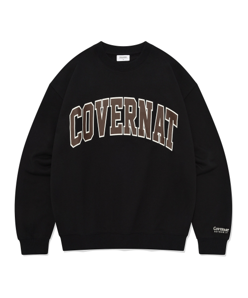 COVERNAT(カバーナット)の「アーチロゴドロップフィットスウェットブラック(スウェット・レディース・その他・LARGE/SMALL/MEDIUM/X-LARGE)」の1枚目の写真