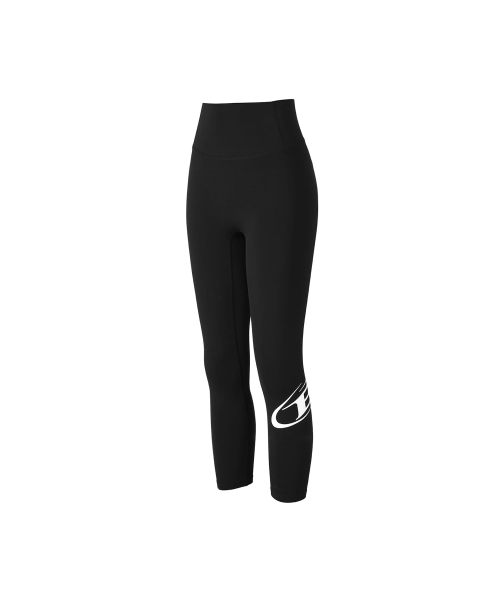 セール】W SYMBOL B FLEECE LONG LEGGINGS [BLACK]（レギンス/スパッツ
