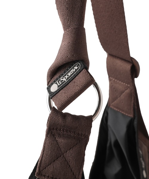 LeSportsac（レスポートサック）の「【LeSportsac for ADAM ET ROPE'】LARGE SPORTSAC LT (SOLID)（ショルダーバッグ・レディース・ブラック/ブラウン・FREE）」の10枚目の写真