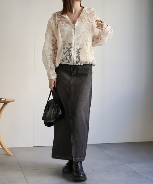 sakishimatokyo（サキシマトーキョー）の「レースジップブルゾン（ブルゾン・レディース・アイボリー/ブラック・FREE）」の20枚目の写真