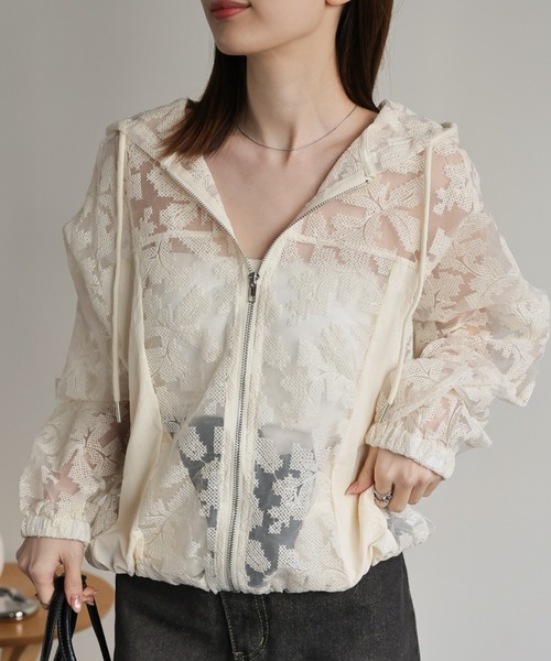 sakishimatokyo（サキシマトーキョー）の「レースジップブルゾン（ブルゾン・レディース・アイボリー/ブラック・FREE）」の18枚目の写真