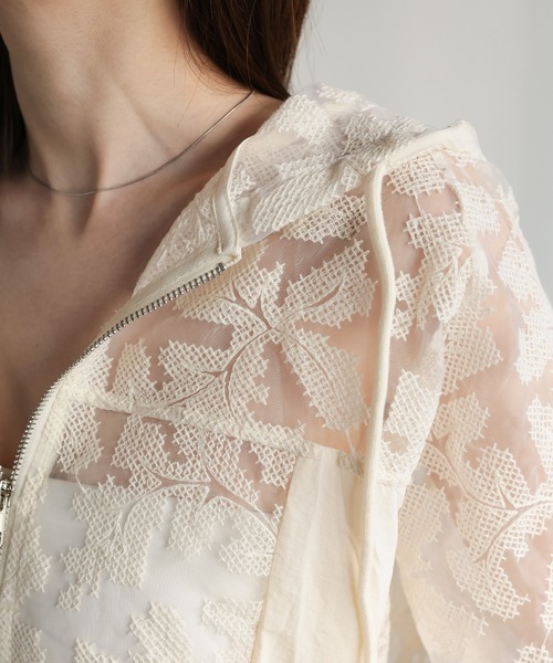 sakishimatokyo（サキシマトーキョー）の「レースジップブルゾン（ブルゾン・レディース・アイボリー/ブラック・FREE）」の22枚目の写真