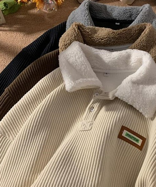 REBALANCE（リバランス）の「メンズコーデュロイポロスウェット（スウェット・メンズ・C/B/A・X-LARGE/LARGE/MEDIUM）」の4枚目の写真