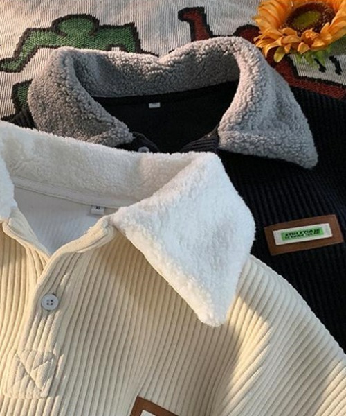 REBALANCE（リバランス）の「メンズコーデュロイポロスウェット（スウェット・メンズ・C/B/A・X-LARGE/LARGE/MEDIUM）」の7枚目の写真