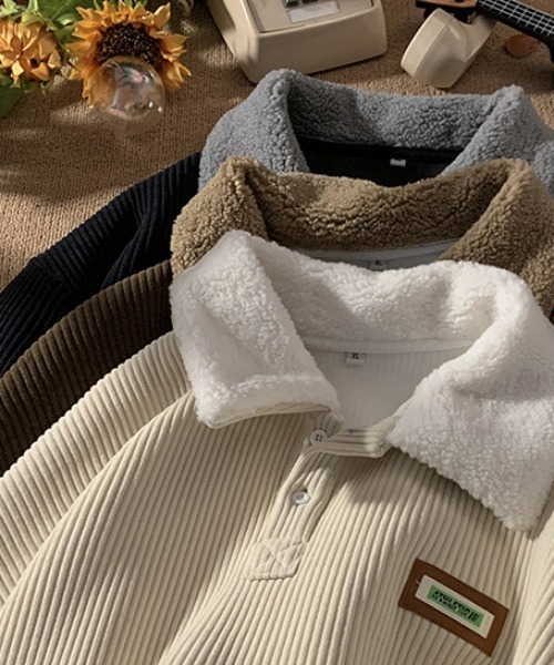REBALANCE（リバランス）の「メンズコーデュロイポロスウェット（スウェット・メンズ・C/B/A・X-LARGE/LARGE/MEDIUM）」の9枚目の写真
