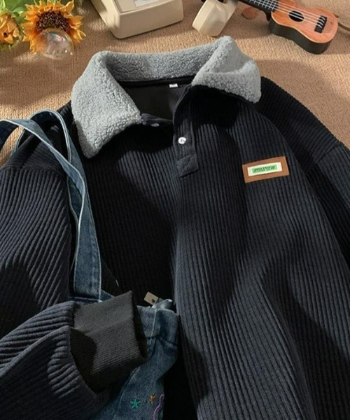 REBALANCE（リバランス）の「メンズコーデュロイポロスウェット（スウェット・メンズ・C/B/A・X-LARGE/LARGE/MEDIUM）」の19枚目の写真
