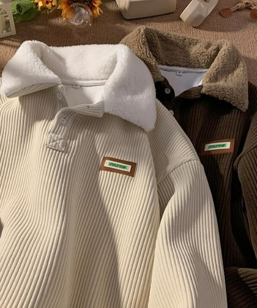 REBALANCE（リバランス）の「メンズコーデュロイポロスウェット（スウェット・メンズ・C/B/A・X-LARGE/LARGE/MEDIUM）」の21枚目の写真