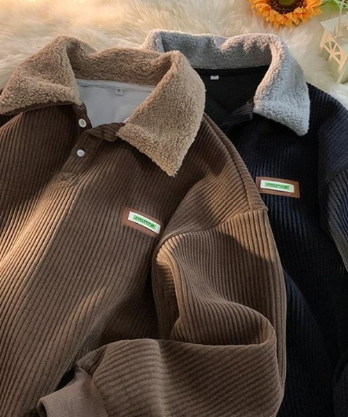 REBALANCE（リバランス）の「メンズコーデュロイポロスウェット（スウェット・メンズ・C/B/A・X-LARGE/LARGE/MEDIUM）」の22枚目の写真