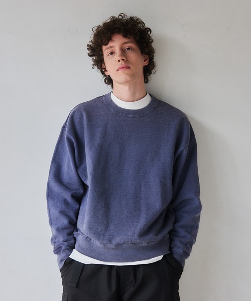 セール】【NewAnce】≪日本製≫PigmentDye Over Sweater / ピグメント