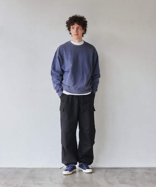 セール】【NewAnce】≪日本製≫PigmentDye Over Sweater / ピグメント