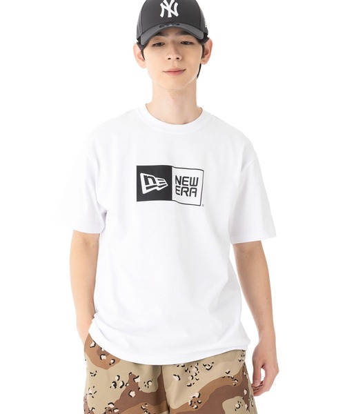 NEW ERA(ニューエラ)の「ニューエラ 半袖Tシャツ ボックスロゴ(Tシャツ/カットソー・メンズ・ベージュ/グレー/ブラック/ホワイト・XXL/XL/M/S/L)」の21枚目の写真