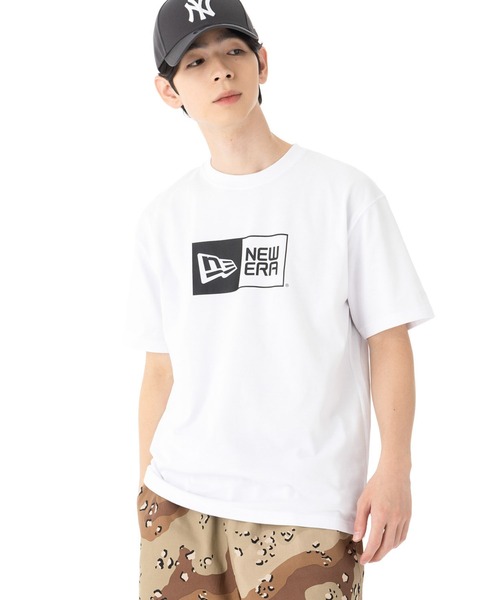 NEW ERA(ニューエラ)の「ニューエラ 半袖Tシャツ ボックスロゴ(Tシャツ/カットソー・メンズ・ベージュ/グレー/ブラック/ホワイト・XXL/XL/M/S/L)」の22枚目の写真