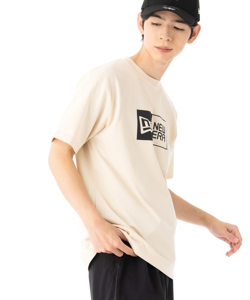 NEW ERA(ニューエラ)の「ニューエラ 半袖Tシャツ ボックスロゴ(Tシャツ/カットソー・メンズ・ベージュ/グレー/ブラック/ホワイト・XXL/XL/M/S/L)」の14枚目の写真