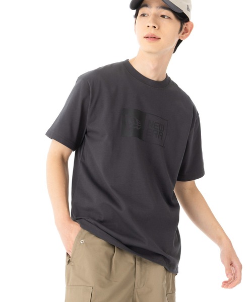 NEW ERA(ニューエラ)の「ニューエラ 半袖Tシャツ ボックスロゴ(Tシャツ/カットソー・メンズ・ベージュ/グレー/ブラック/ホワイト・XXL/XL/M/S/L)」の6枚目の写真