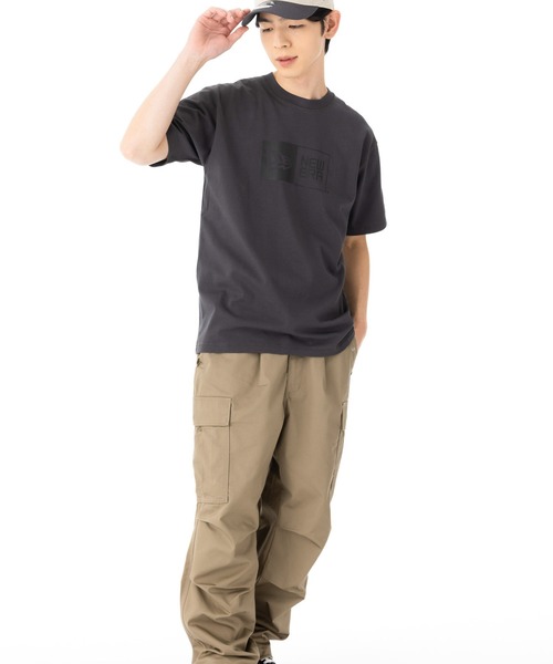 NEW ERA(ニューエラ)の「ニューエラ 半袖Tシャツ ボックスロゴ(Tシャツ/カットソー・メンズ・ベージュ/グレー/ブラック/ホワイト・XXL/XL/M/S/L)」の11枚目の写真