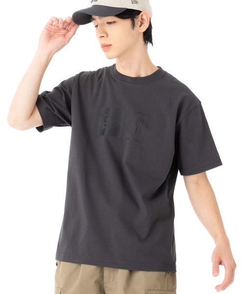 NEW ERA(ニューエラ)の「ニューエラ 半袖Tシャツ ボックスロゴ(Tシャツ/カットソー・メンズ・ベージュ/グレー/ブラック/ホワイト・XXL/XL/M/S/L)」の5枚目の写真
