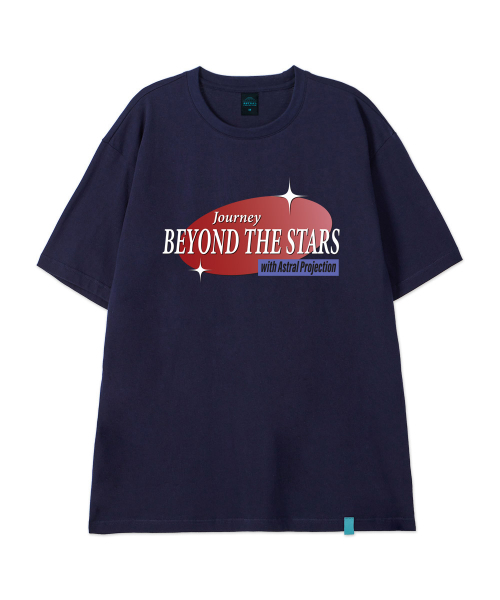 ASTRAL PROJECTION（アストラルプロジェクション）の「[ビヨンド ザ スターズ]コットンルーズフィット半袖Tシャツ_スペースネイビー（Tシャツ/カットソー・メンズ・その他・LARGE/MEDIUM/X-LARGE/XX-LARGE）」の2枚目の写真