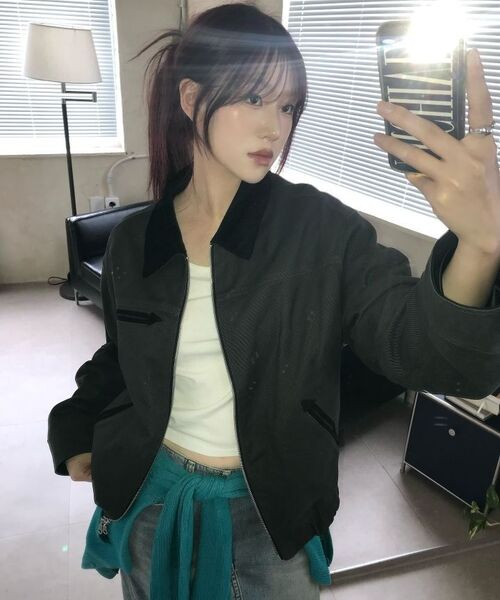IDWS（アイドンワナセル）の「Hatch Work Jumper Charcoal（その他アウター・レディース・その他・1/2）」の10枚目の写真