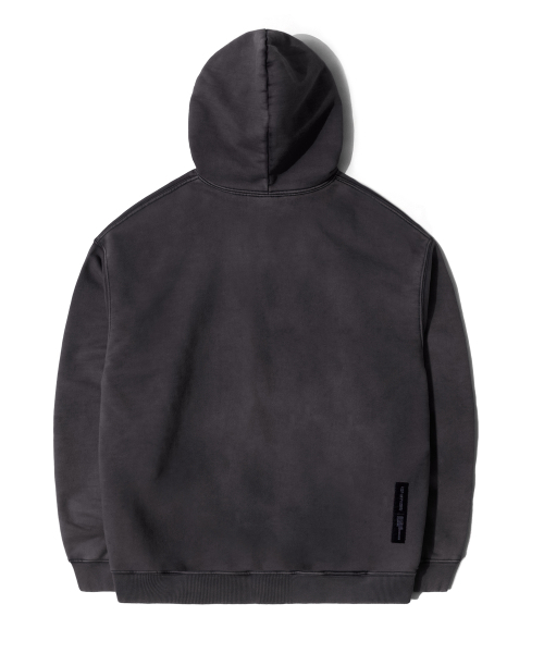 QT8 GARMENTS(キューティーエイトガーメント)の「RG Bliss Washed Zip-up hoodie (Charcoal)(パーカー・レディース・その他・MEDIUM/LARGE/X-LARGE)」の3枚目の写真