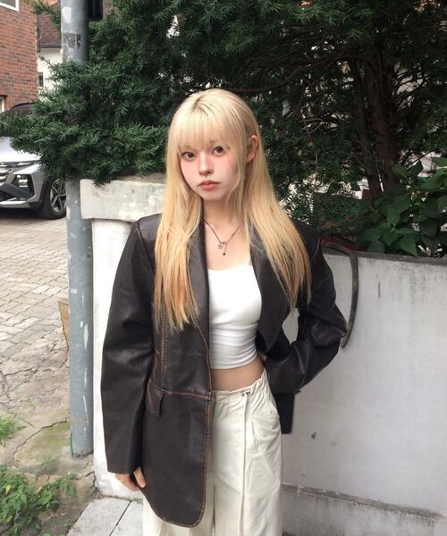 LEATHERY（レザリー）の「ウォッシュドレザーブレザー [WASHED BROWN]（テーラードジャケット・レディース・その他・FREE）」の5枚目の写真