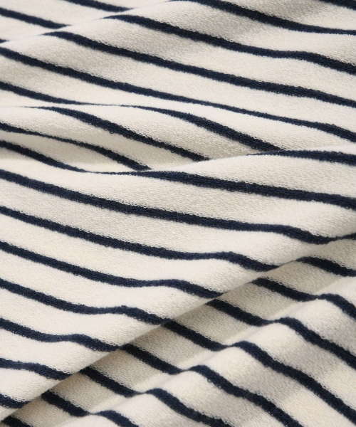 COVERNAT(カバーナット)の「テリーストライプオープンカラーTシャツネイビー(ポロシャツ・レディース・その他・SMALL/MEDIUM/LARGE/X-LARGE/XX-LARGE)」の8枚目の写真