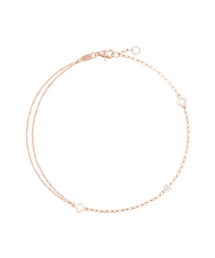 JESTINA（ジェイエスティナ）の「CLOVIA 14K バルジ (JJCLAQ3BS164R4230)（アンクレット）」