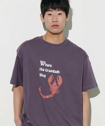 CAMEL WORK（キャメルワーク）の「クロウデッド シング 半袖Tシャツ（アッシュパープル）（Tシャツ/カットソー）」