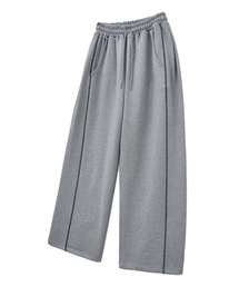 MOZMOZ（モズモズ）の「サイドステッチワイドトレーニングパンツグレー（スウェットパンツ）」