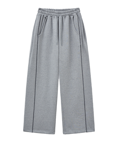 MOZMOZ(モズモズ)の「サイドステッチワイドトレーニングパンツグレー(スウェットパンツ・メンズ・その他・M/XL/XXL)」の3枚目の写真