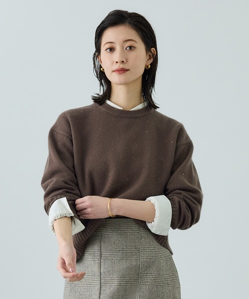 スパンコールニット スパンコールニットトップス｜WOMEN｜250HAC70-570H｜AZUL BY MOUSSY