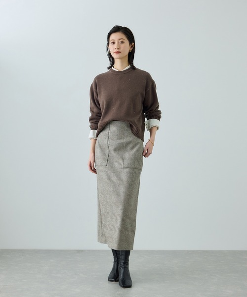 ROPE'（ロペ）の「スーパーファインメリノウールスパンコールニット（ニット/セーター・レディース・ブラック/ブラウン/ピンク・FREE）」の13枚目の写真