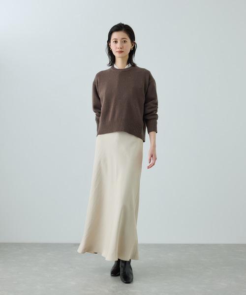 ROPE'（ロペ）の「スーパーファインメリノウールスパンコールニット（ニット/セーター・レディース・ブラック/ブラウン/ピンク・FREE）」の14枚目の写真