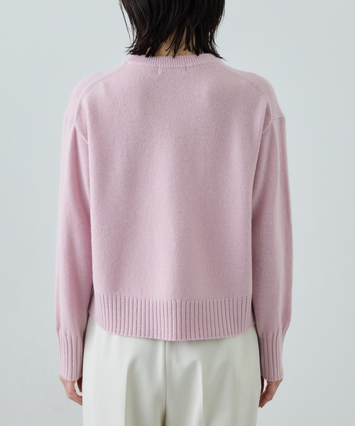 ROPE'（ロペ）の「スーパーファインメリノウールスパンコールニット（ニット/セーター・レディース・ブラック/ブラウン/ピンク・FREE）」の20枚目の写真