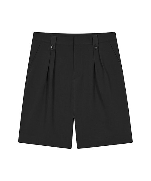 AREUBAN(アルバン)の「フラップハーフパンツ_ブラック(その他パンツ・メンズ・その他・MEDIUM/LARGE/X-LARGE)」の1枚目の写真