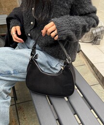 fredy emue | パイピングスエードラウンドワンショルバッグ(ショルダーバッグ)