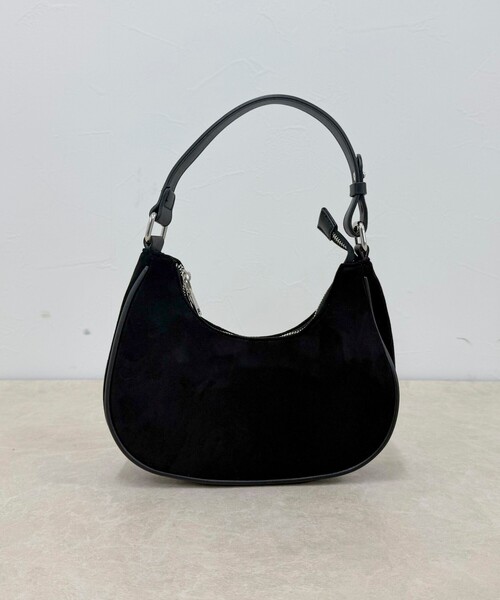 fredy emue（フレディエミュ）の「パイピングスエードラウンドワンショルバッグ（ショルダーバッグ・レディース・ブラック/ブラウン・FREE）」の21枚目の写真