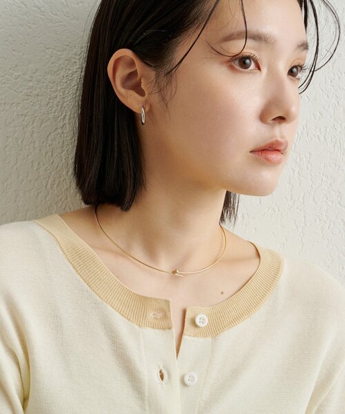 Omekashi（オメカシ）の「プチワイヤーチョーカー（ネックレス・レディース・ゴールド/シルバー・ONE SIZE）」の7枚目の写真