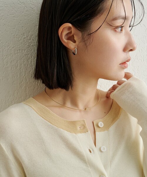 Omekashi（オメカシ）の「プチワイヤーチョーカー（ネックレス・レディース・ゴールド/シルバー・ONE SIZE）」の9枚目の写真