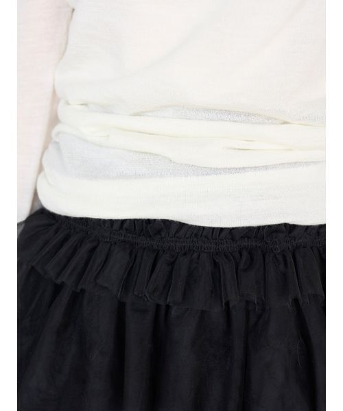 SNIDEL（スナイデル）の「ドレープニットトップス（ニット/セーター・レディース・ライトピンク/アイボリー/レッド/チャコールグレー・F）」の12枚目の写真