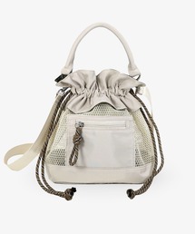 COLDE  | メッシュフリル巾着2wayバッグ(ショルダーバッグ)